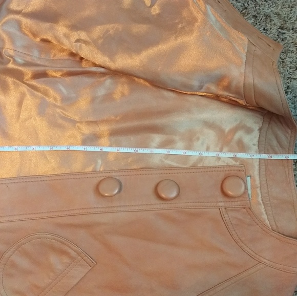 Chico's Leather Jacket - Picture 6 of 8